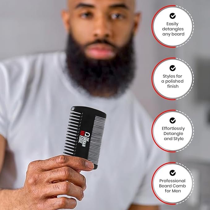 Man Holding That Urban Edge Beard Comb