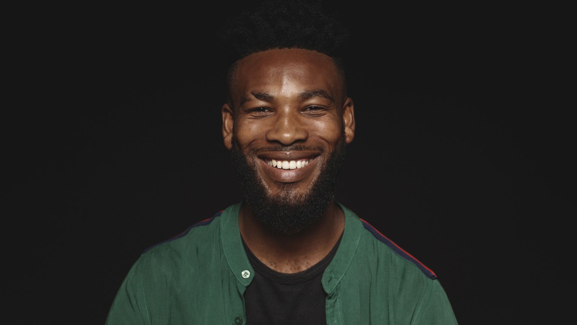 smiling man with great beard